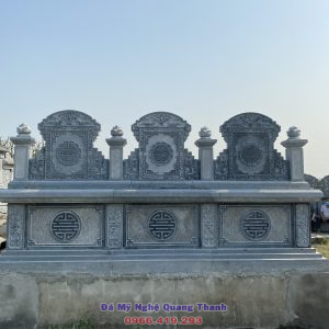 Mộ tam sơn ba mộ mặt sau